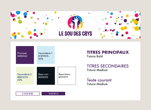 Design System du site du Sou des Crys